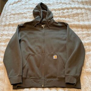 Carhartt Dark Olive Full-Zip Hoodie
